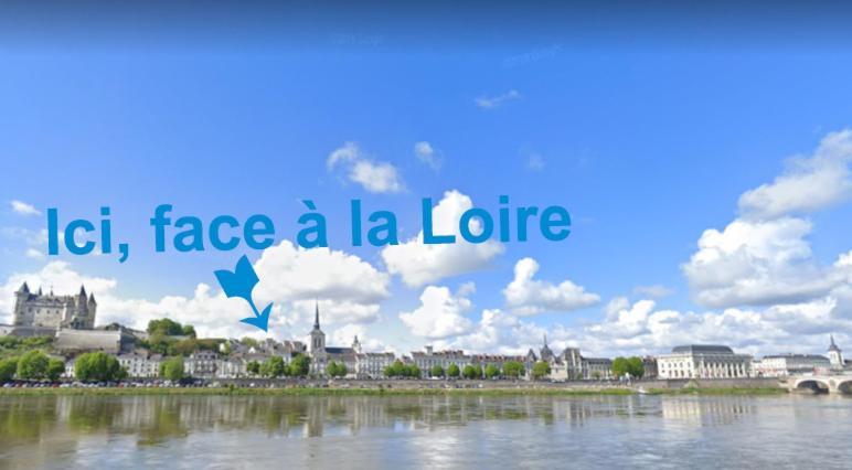 Ferienwohnung T2 Vue Sur Loire Local Velo Saumur Exterior foto